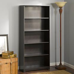 Cabot Five Shelf Bookcase with Adjustable Shelves - 66"H