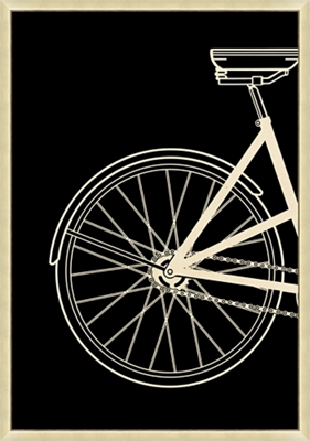 Vintage Bike Left-Gallery Wrapped Canvas