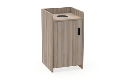 Waste Receptacle with Left Hand Door - Laminate