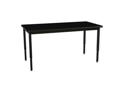 Adjustable Height Laminate Lab Table With Armor Edge 24 X 54 By