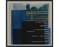 Indigo Contour 1 Wall Art