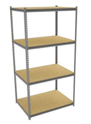 Four Shelf Storage Rack - 42"W x 30"D