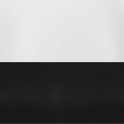 White Polyurethane Seat/Black Powder Coated Steel Legs