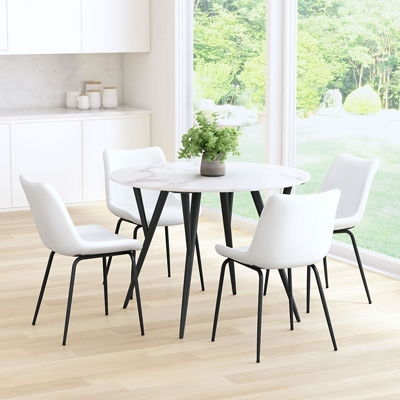 Small upholstered dining discount chairs