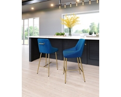 Madelaine Upholstered Counter Stool