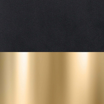 Black Vinyl Seat/Gold Base
