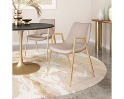 Desi Upholstered Dining Chair - Set of Two