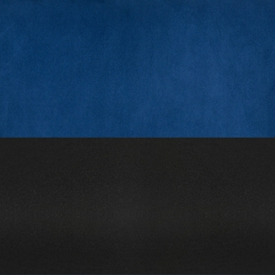 Navy Blue Velvet Seat/Black Frame