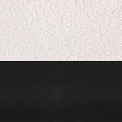 Ivory Boucle Seat/Black Frame
