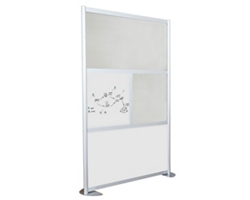 Framewall Dry Erase Divider Wall - 4'W x 6'H