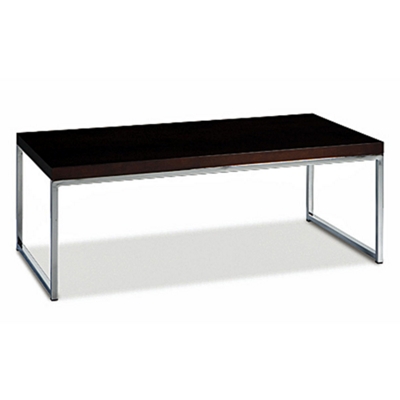 Wall Street Wood Veneer Coffee Table - 44" x 22"