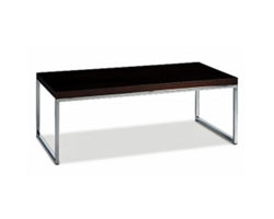 Wall Street Wood Veneer Coffee Table - 44" x 22"