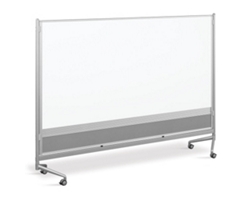 D.O.C. Mobile Room Divider Whiteboard - 8'W x 6'H