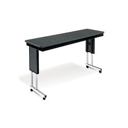 60"W x 18"D Adjustable Height Mobile Table