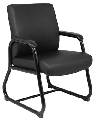 Vinyl Big and Tall Guest Chair - 400 lb Capacity