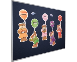 36"W x 24"H Fabric Tack Board