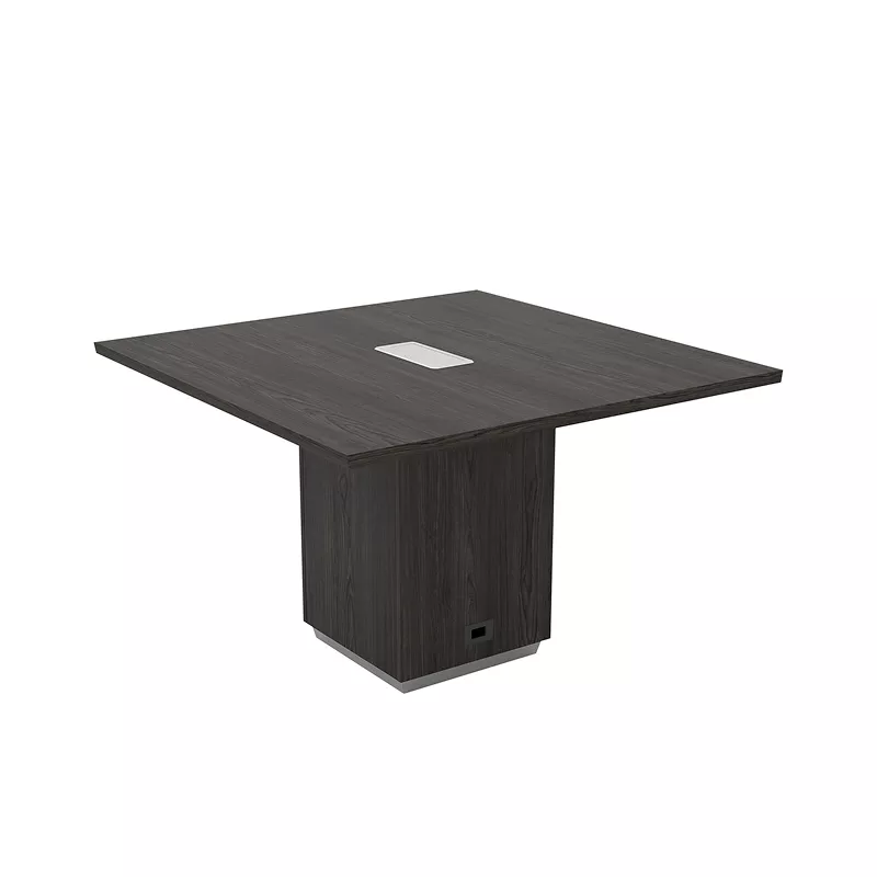 Square-shape conference tables.