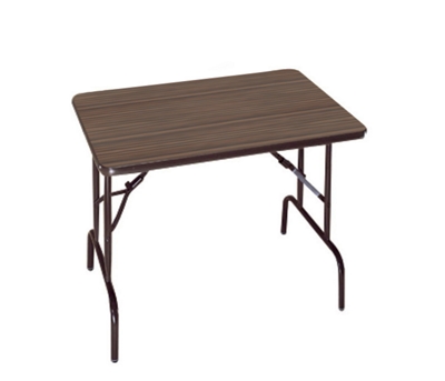 Compact Folding Table with Casters - 36" x 24"