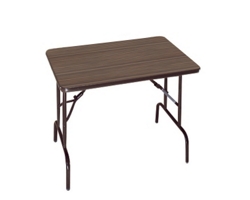 Compact Folding Table with Casters - 36" x 24"