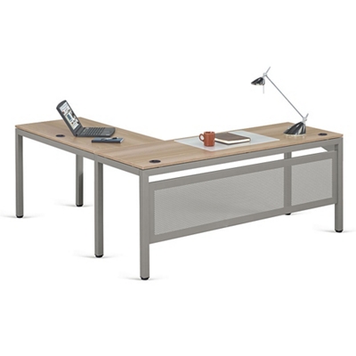 At Work Writing Desk 48Wx24D w/ Modesty Panel by NBF Signature Series