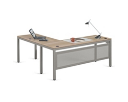 At Work Reversible L-Shaped Desk - 72"W x 72"D