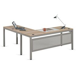 At Work 72"W x 72"D Reversible L-Shaped Desk