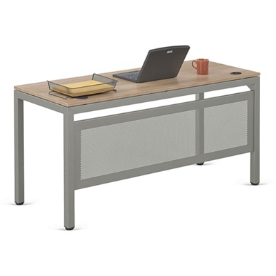 At Work 60 W X 24 D Table Desk With Modesty Panel By Nbf Signature