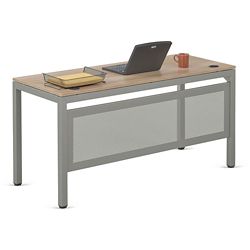 At Work 60"W x 24"D Table Desk with Modesty Panel