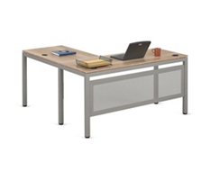 At Work Reversible Corner L-Shaped Desk - 60"w X 60"d