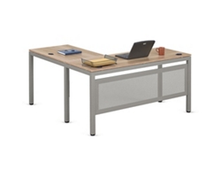 At Work Reversible Corner L-Shaped Desk - 60"w X 60"d