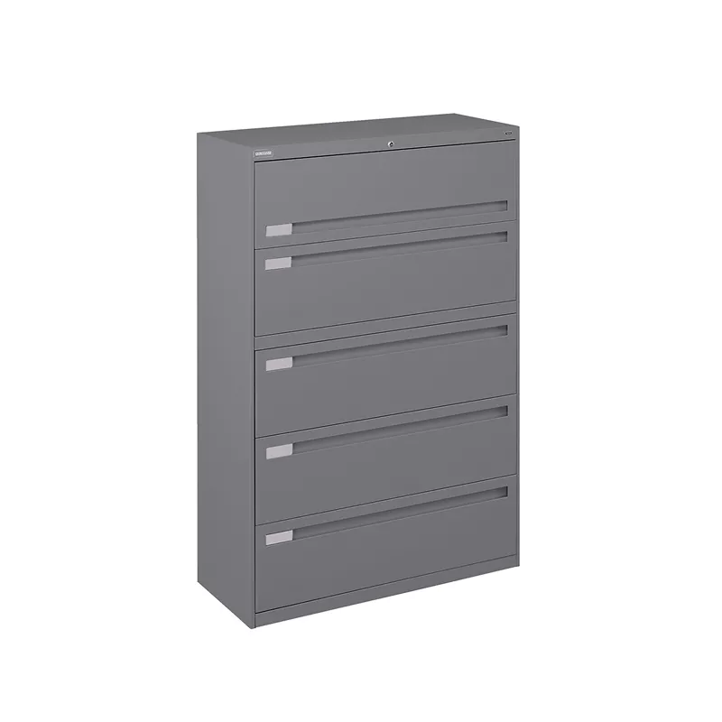 Filing cabinet with four or more drawers for office.