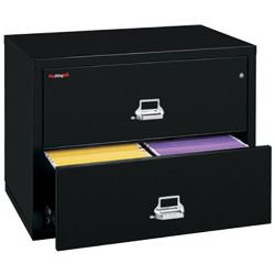 Lateral Fireproof File with Two Drawers 31"W
