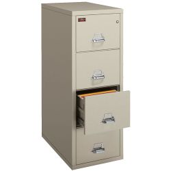 Two-Hour Rated Fireproof Four Drawer Vertical Letter File