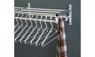 Coat Rack with Shelf and Extra Hooks 30" Long