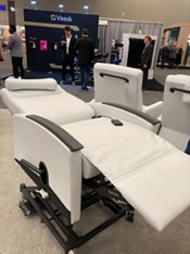 Healthcare recliner at Healthcare Design 2021