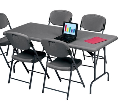 Lightweight Rectangular Folding Table - 72" x 30"