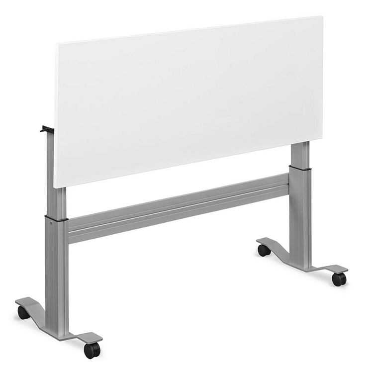 Adjustable Height Flip Top Whiteboard Table - 60