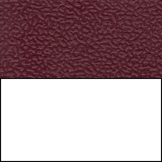Burgundy Back/White Seat