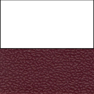 White Back/Burgundy Seat