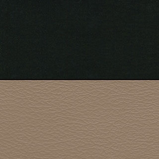 Black Back/Taupe Seat