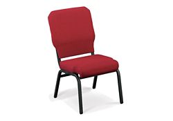 Armless Fabric Ganging Stack Chair - 400 lb Weight Capacity