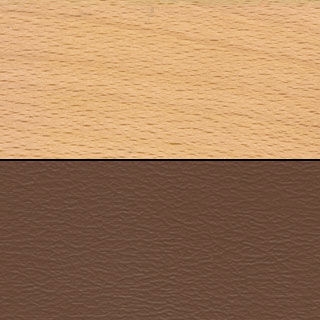 Natural Back/Mocha Seat