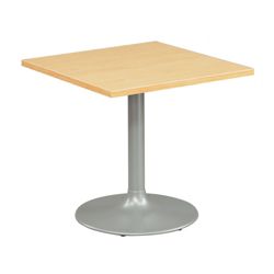 36" Square Breakroom Table with Pedestal Base
