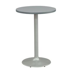 30" Round Cafe Height Table with Pedestal Base