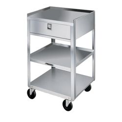 Lakeside 19"x17" Mobile Equipment Stand with Drawe