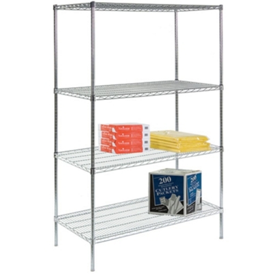 Lakeside 36"Wx18"Dx72"H Wire Shelving Unit