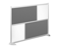 Framewall Freestanding Movable Room Divider - 76"W x 53"H