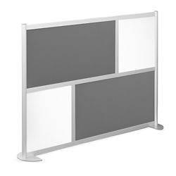 76"W x 53"H Low Panel Wall Partition