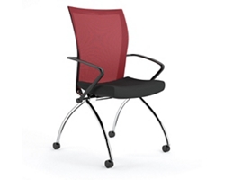 Mobile Nesting Chair with Mesh Back