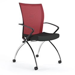 Mobile Nesting Chair with Mesh Back